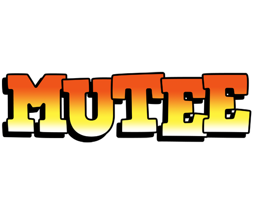 Mutee sunset logo