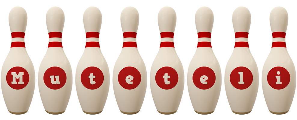 Muteteli bowling-pin logo