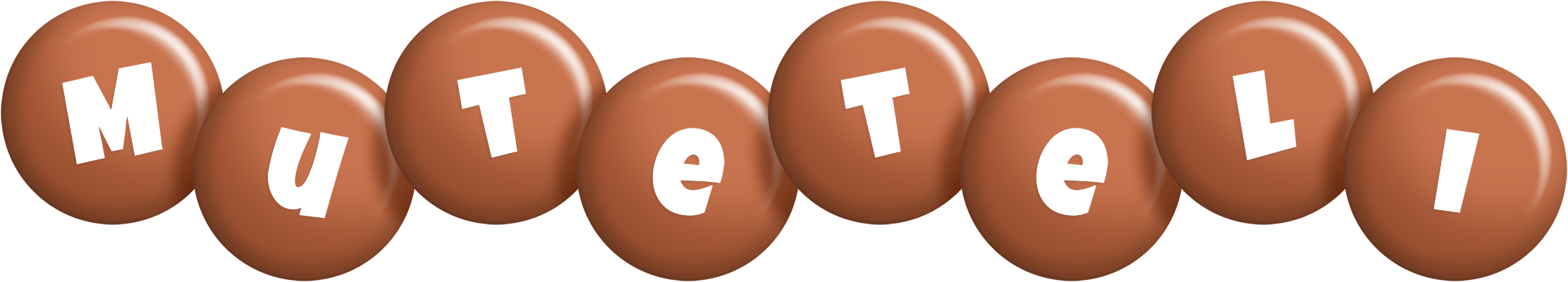 Muteteli candy-brown logo