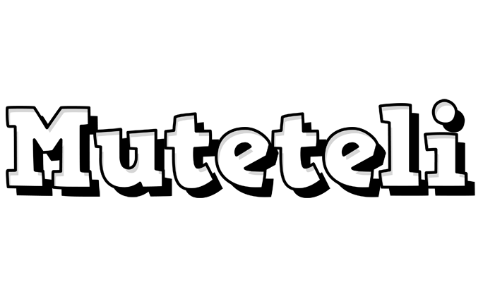 Muteteli snowing logo