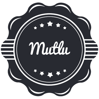 Mutlu badge logo