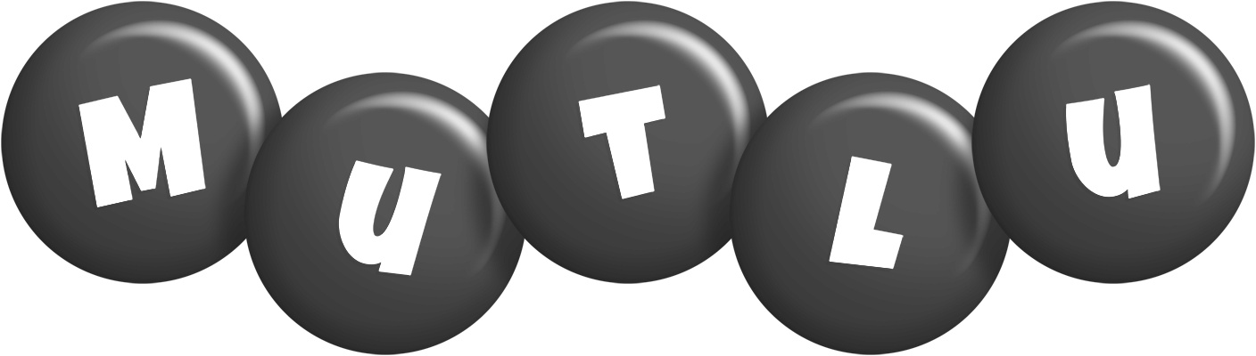 Mutlu candy-black logo