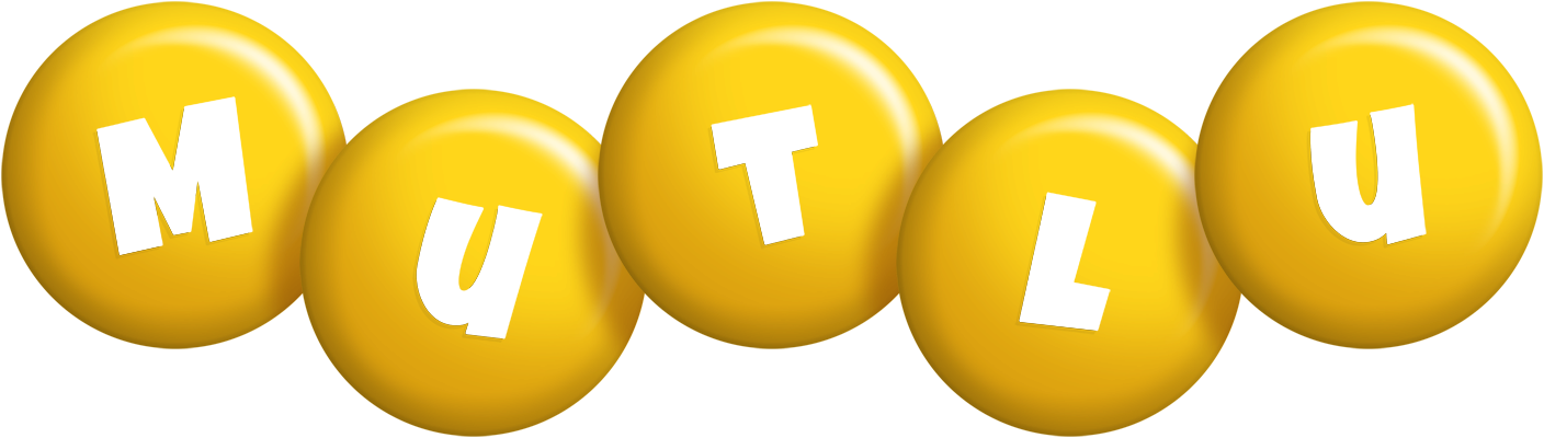Mutlu candy-yellow logo