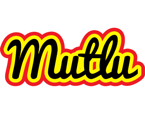 Mutlu flaming logo