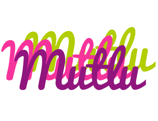Mutlu flowers logo