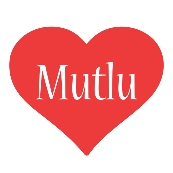 Mutlu love logo