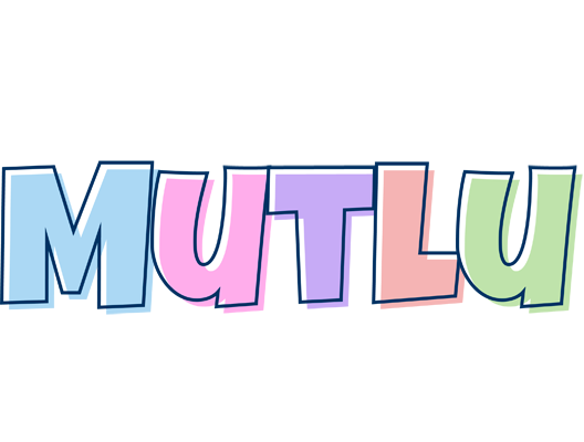 Mutlu pastel logo
