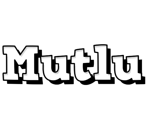 Mutlu snowing logo