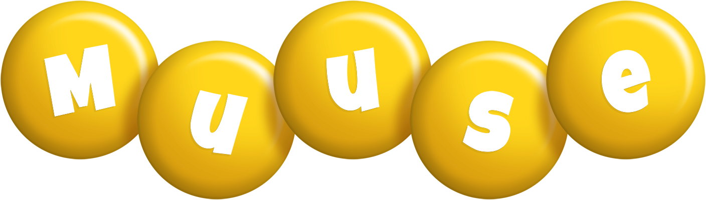 Muuse candy-yellow logo