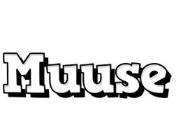 Muuse snowing logo