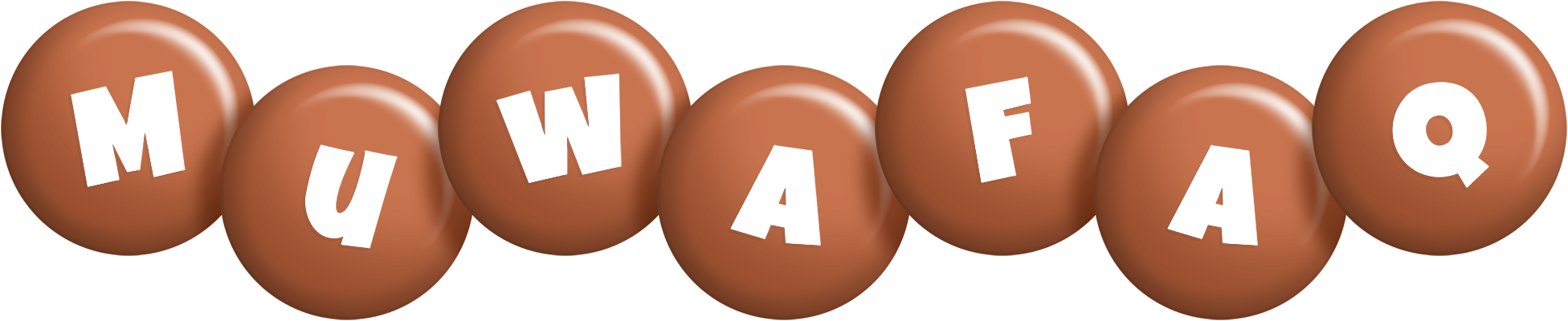 Muwafaq candy-brown logo