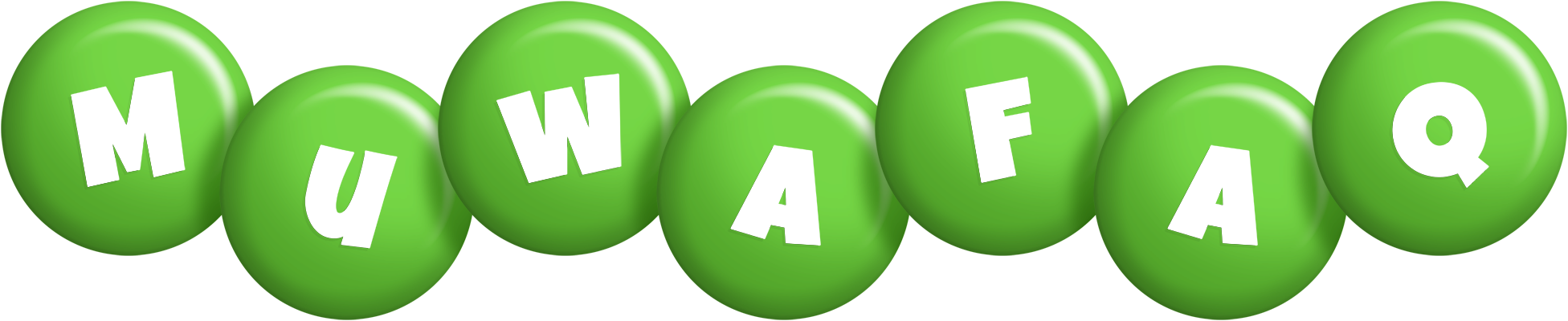 Muwafaq candy-green logo