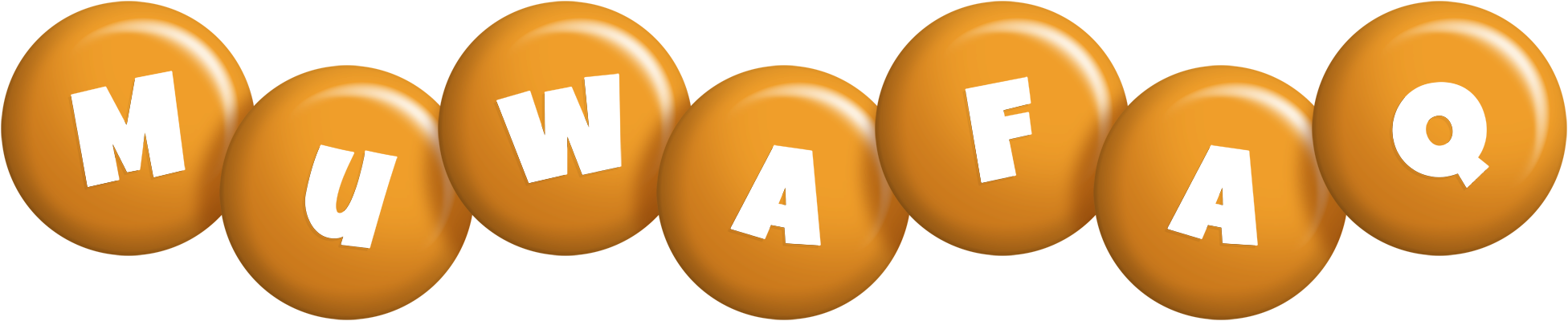 Muwafaq candy-orange logo