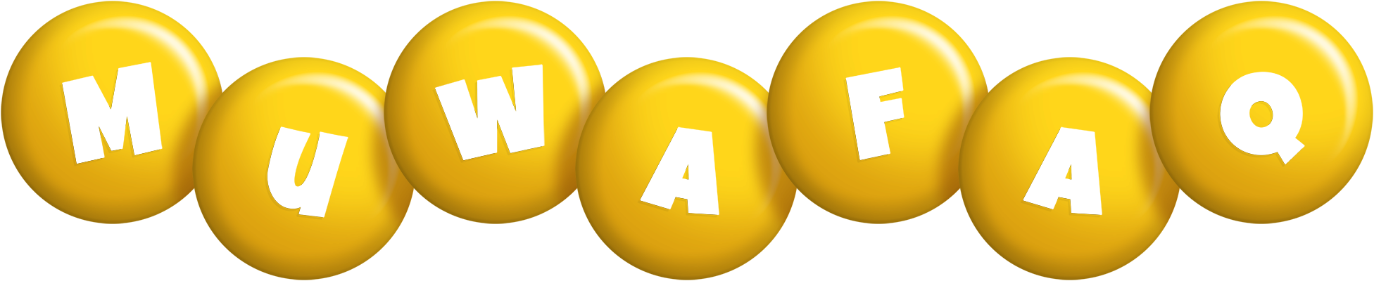 Muwafaq candy-yellow logo