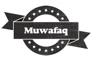 Muwafaq grunge logo