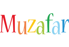 Muzafar birthday logo