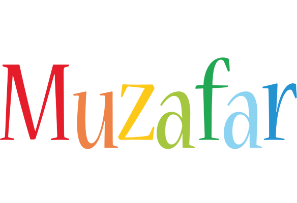 Muzafar birthday logo