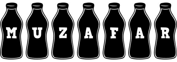 Muzafar bottle logo