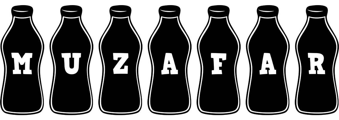 Muzafar bottle logo