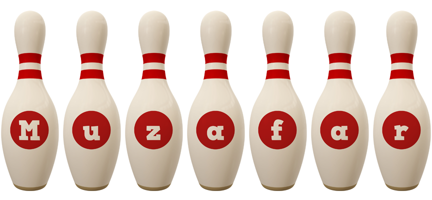 Muzafar bowling-pin logo