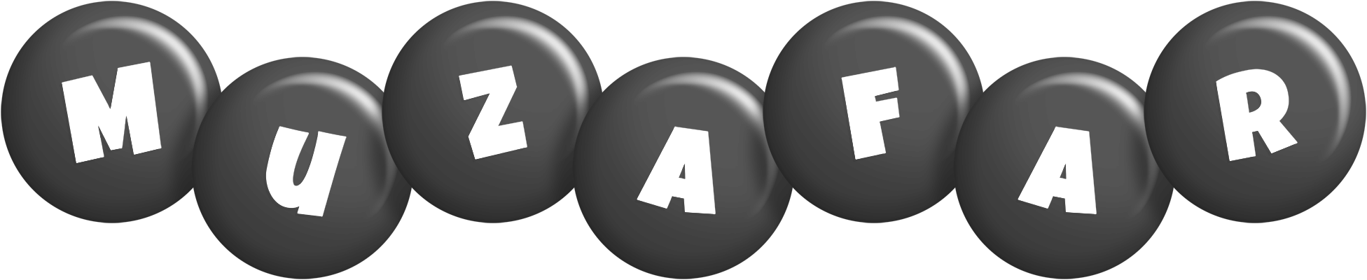 Muzafar candy-black logo