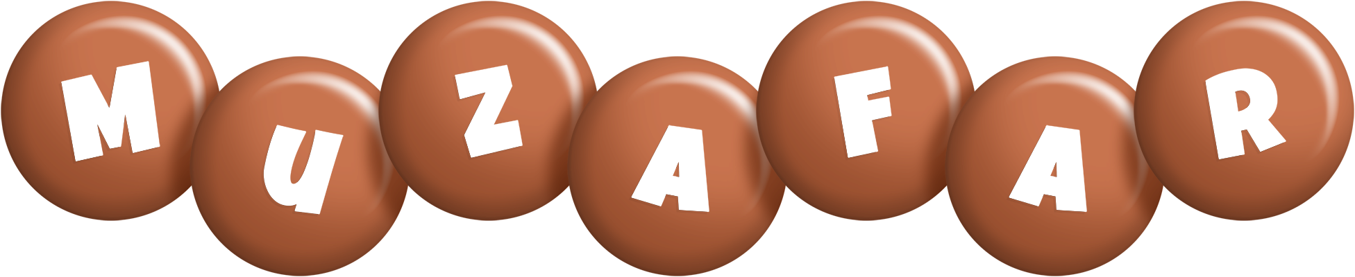 Muzafar candy-brown logo