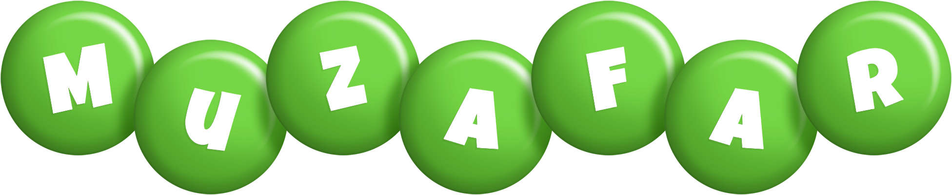 Muzafar candy-green logo