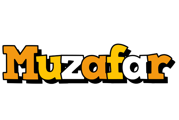 Muzafar cartoon logo