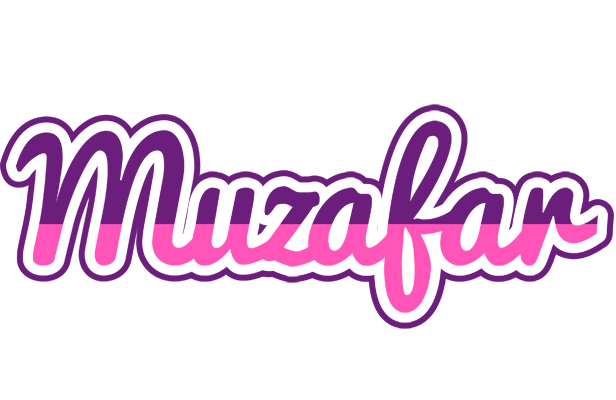 Muzafar cheerful logo