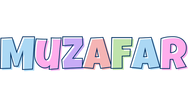Muzafar pastel logo