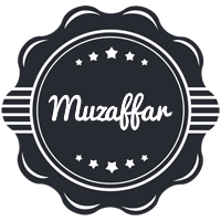 Muzaffar badge logo