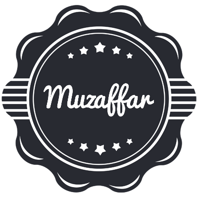 Muzaffar badge logo