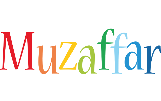 Muzaffar birthday logo