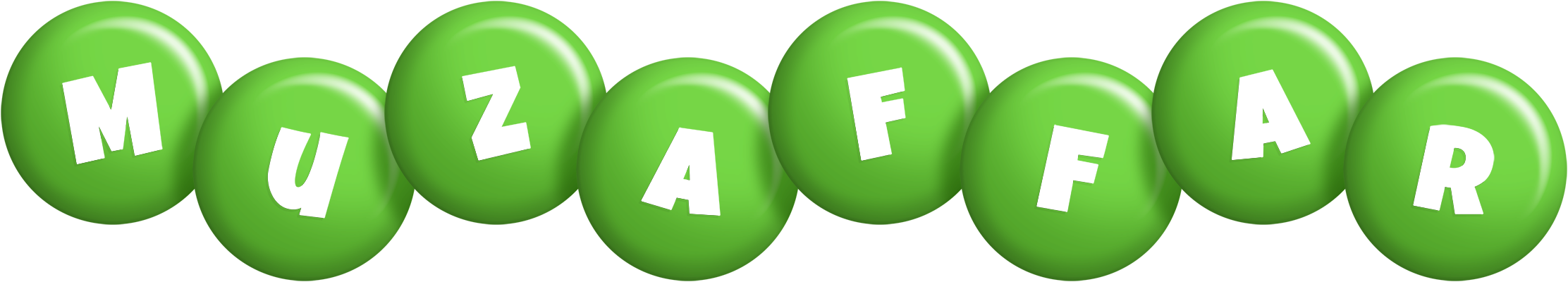 Muzaffar candy-green logo
