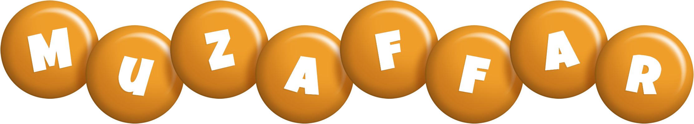Muzaffar candy-orange logo
