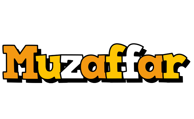 Muzaffar cartoon logo