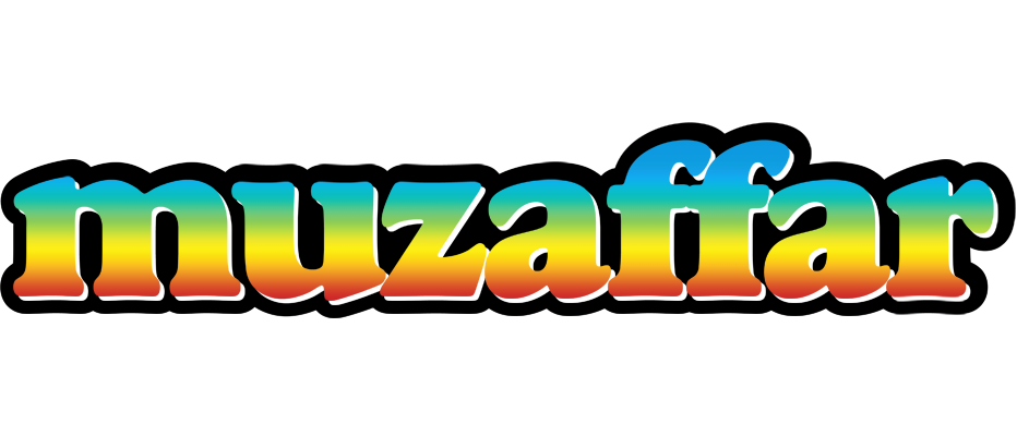 Muzaffar color logo