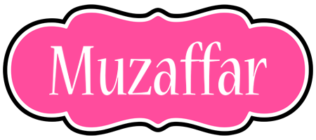 Muzaffar invitation logo