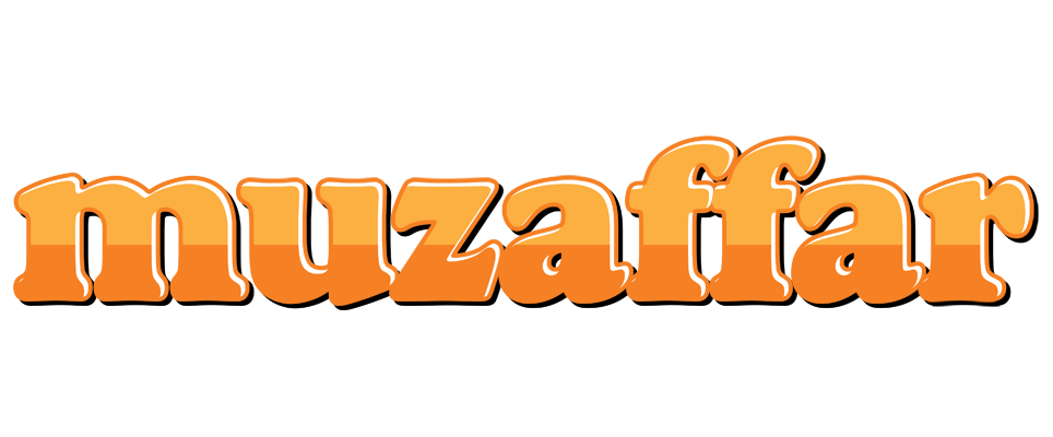 Muzaffar orange logo