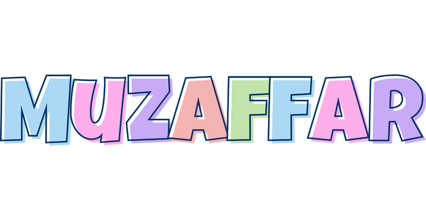 Muzaffar pastel logo