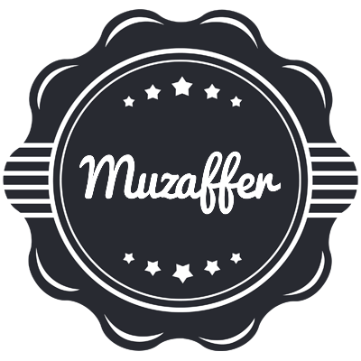 Muzaffer badge logo