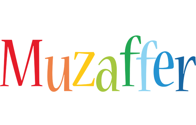 Muzaffer birthday logo
