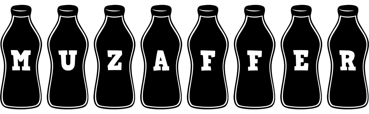Muzaffer bottle logo