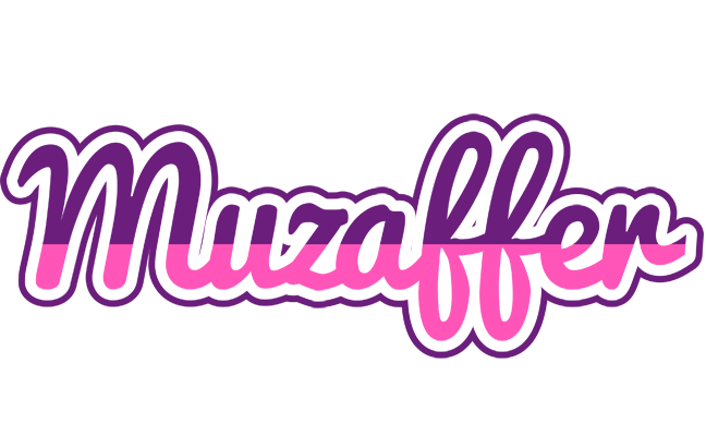 Muzaffer cheerful logo