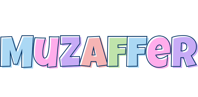 Muzaffer pastel logo