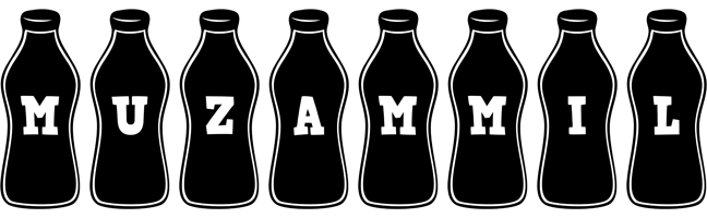 Muzammil bottle logo