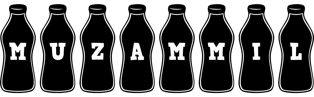 Muzammil bottle logo