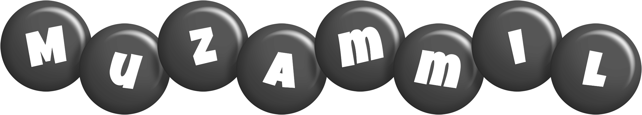 Muzammil candy-black logo