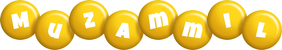 Muzammil candy-yellow logo