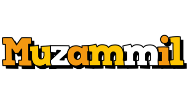 Muzammil cartoon logo